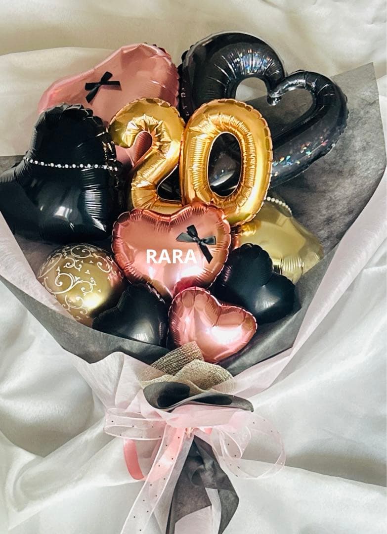 2026 成人式　バルーン花束　ブーケ　名前　卒業式　数字　オーダー