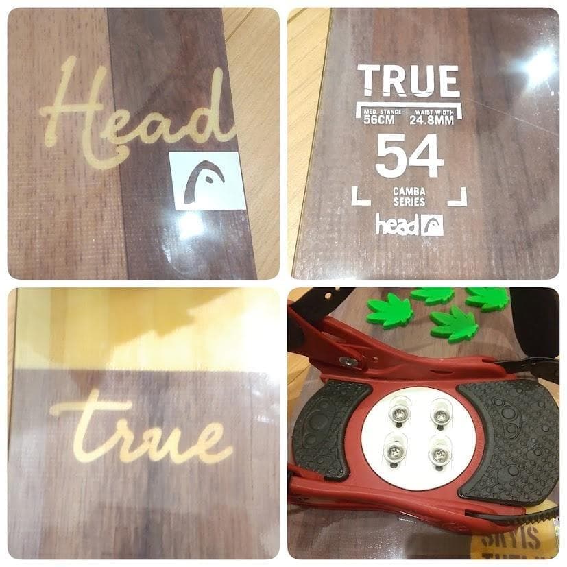 HEAD ヘッド TRUE 154cm スノーボード バインFLUX 2点セット