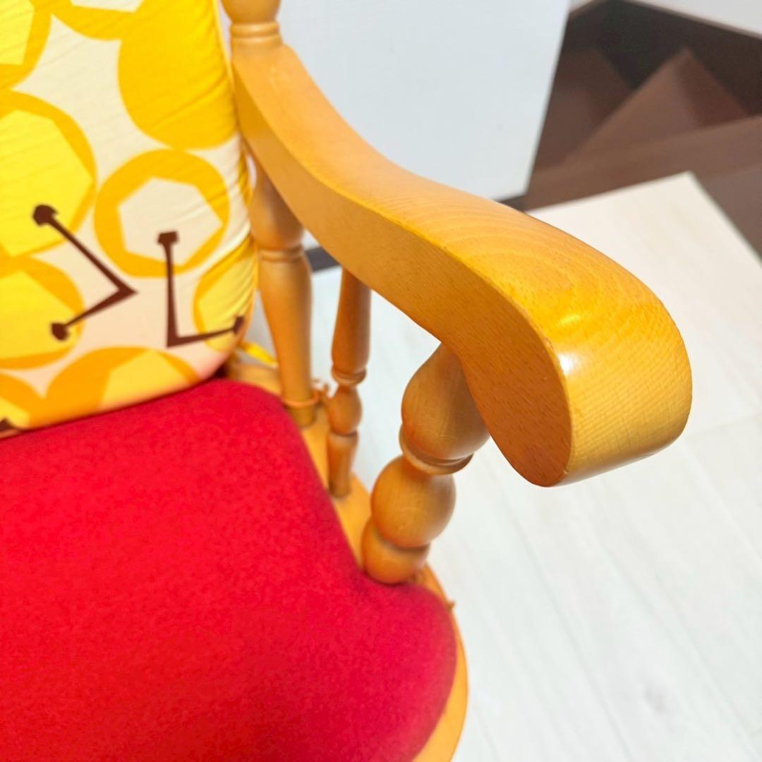 飛騨家具 WINDS 太平 ロッキングチェア クッション付き ヴィンテージ