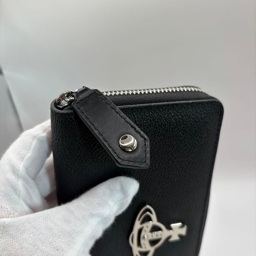 美品　vivienne westwood 長財布　ラウンドジップ　ブラック