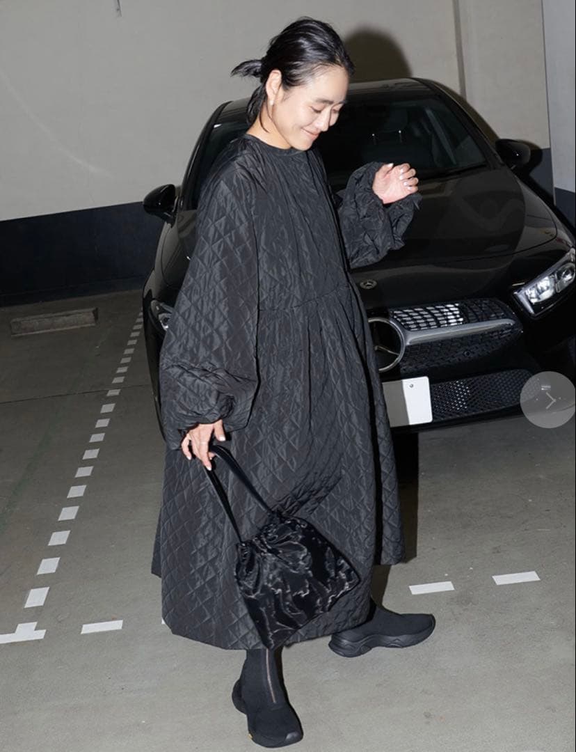 連休限定お値下げ【emmi atelier】金子綾 コラボキルティングコート