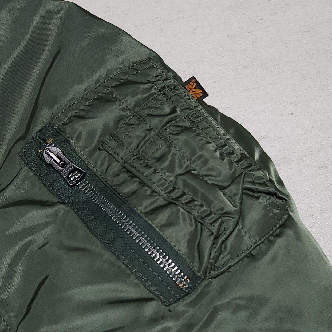 USA製 ALPHA INDUSTRIES MA-1 MA1 フライトジャケッ