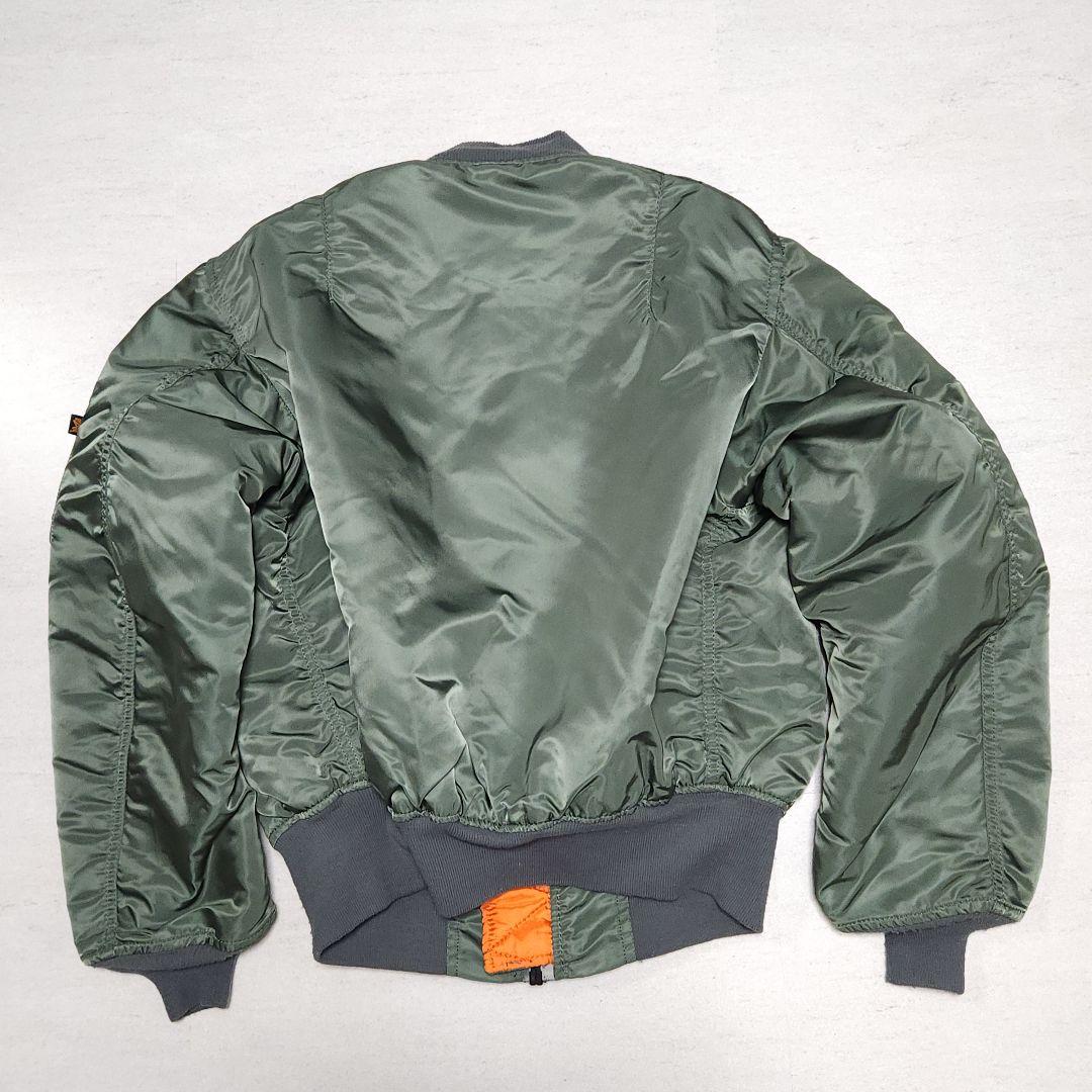 USA製 ALPHA INDUSTRIES MA-1 MA1 フライトジャケッ