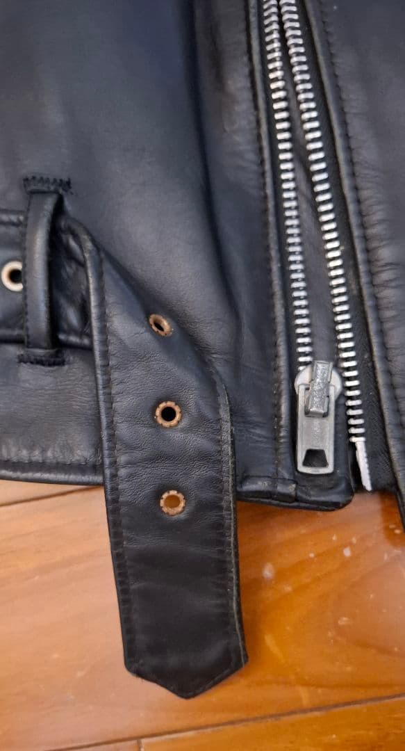 Schott ショット 613 ダブルライダース 36 米国製 星ボタン欠損あり