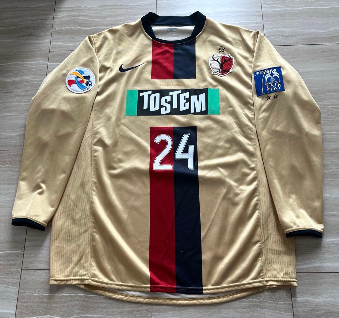 選手支給　鹿島アントラーズ　ACL 長袖ユニフォーム　2009 當間建文