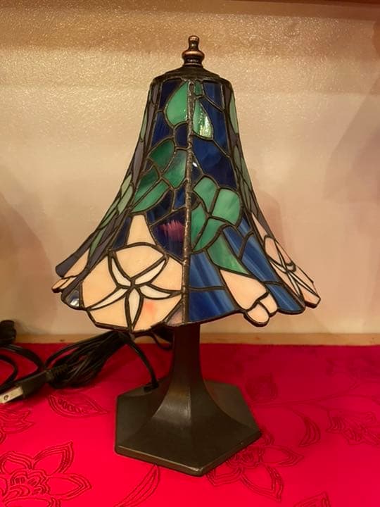 美品 ステンドグラス ステンドグラスランプ アンティークランプ
