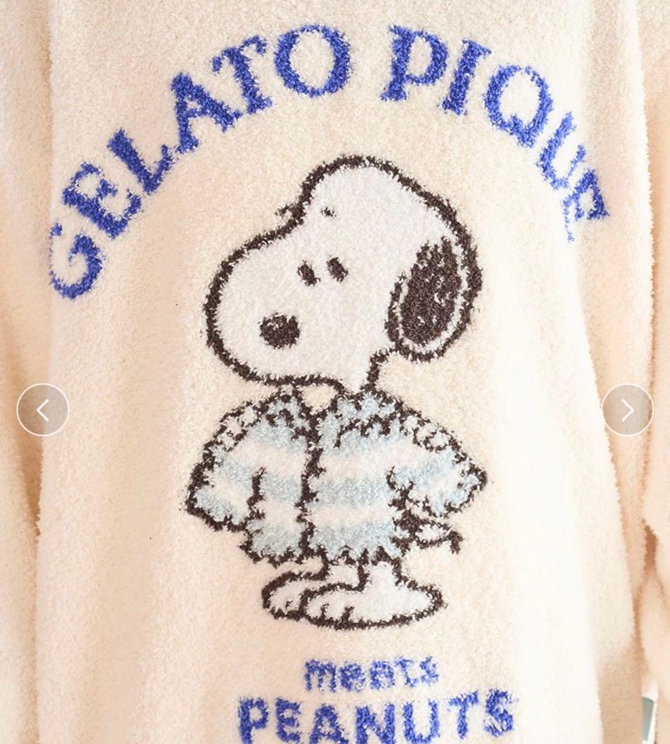 ジェラートピケ PEANUTSジャガードプルオーバー&ショートパンツ新品タグ付き