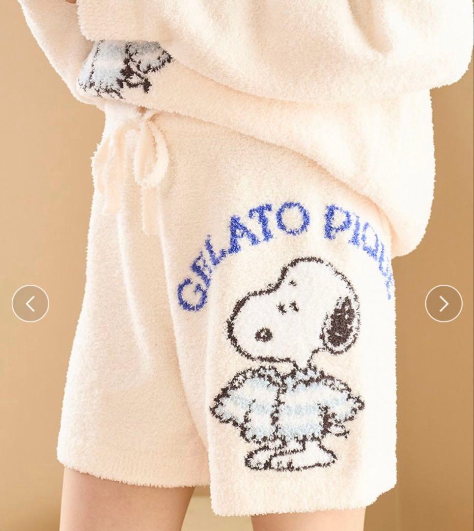 ジェラートピケ PEANUTSジャガードプルオーバー&ショートパンツ新品タグ付き
