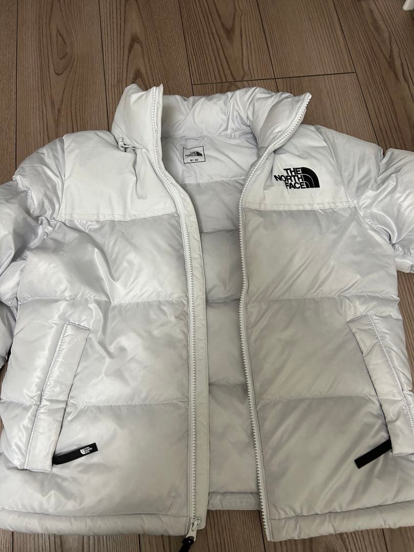 THE NORTH FACE アイスグレーWHITE LABEL ヌプシ