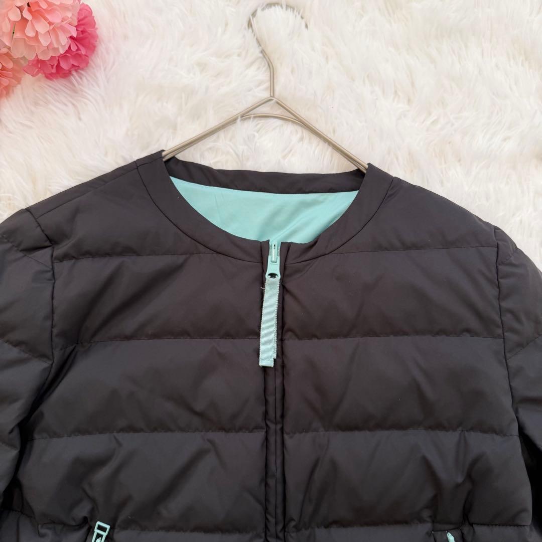 ランバンオンブルー　リバーシブルライトダウンジャケット　2way ぺプラム