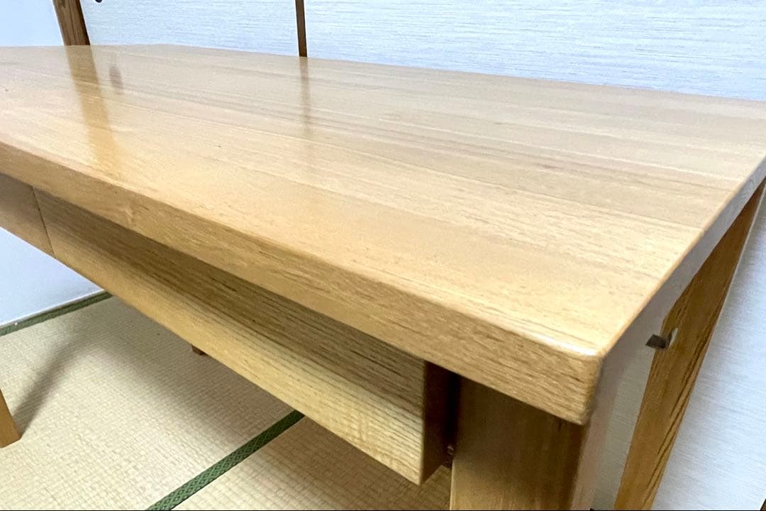 無印良品ナチュラルウッド シンプルデスク（キャビネットは別売り）