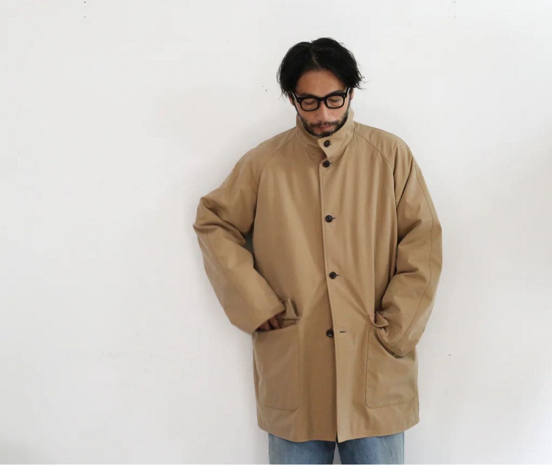 オーラリー FINX HARD TWIST GABARDINE BLOUSON
