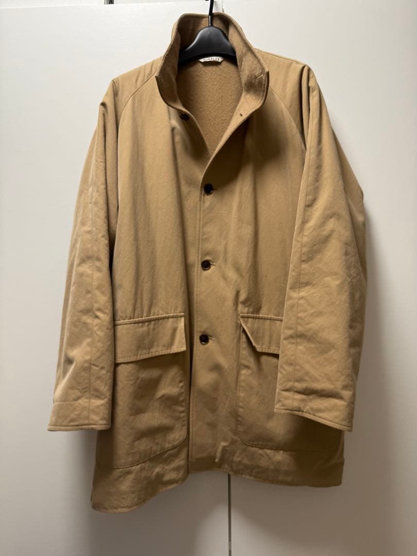 オーラリー FINX HARD TWIST GABARDINE BLOUSON