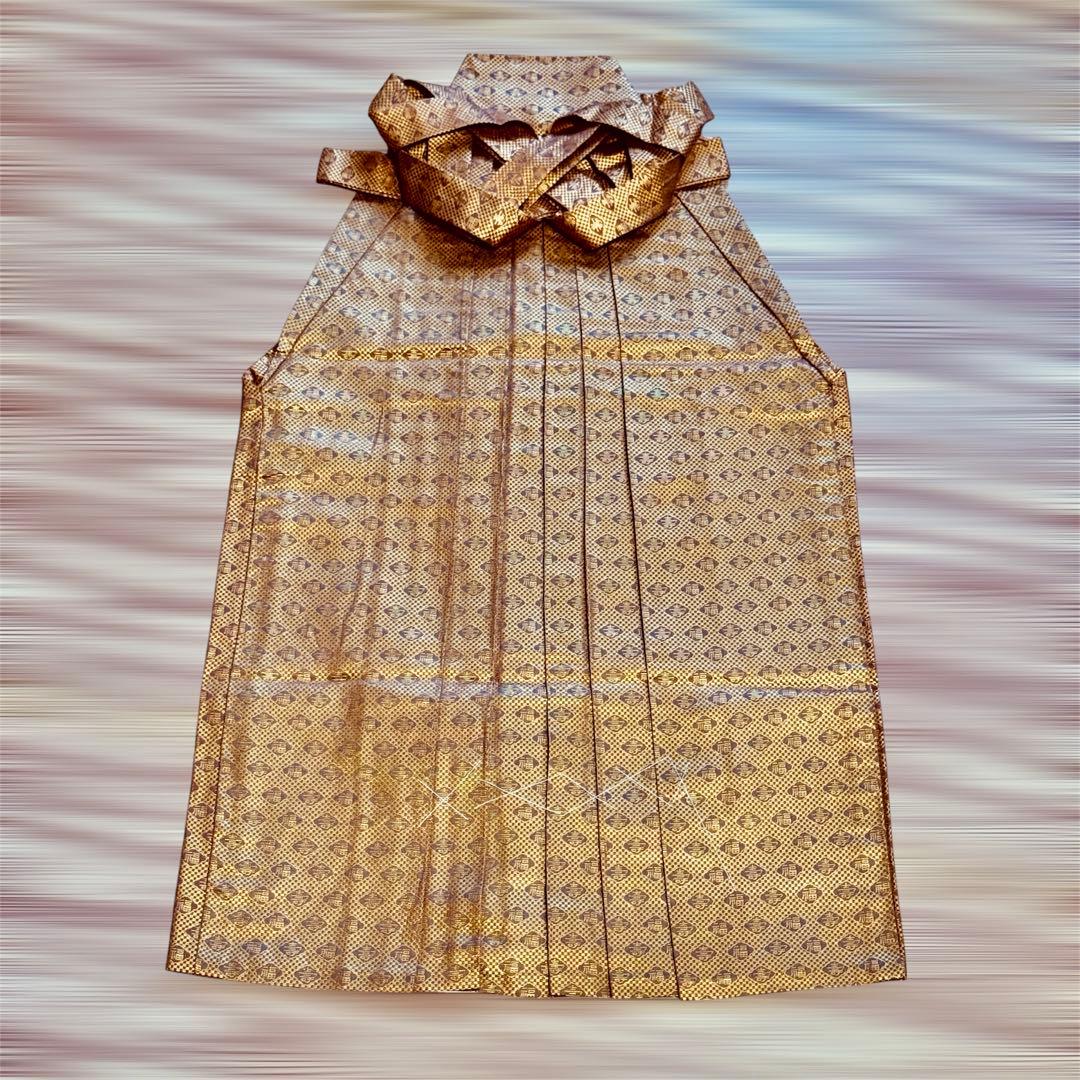 七五三 5歳 男の子 袴セット 金襴 60cm 帯・懐剣・末広・草履・足袋付