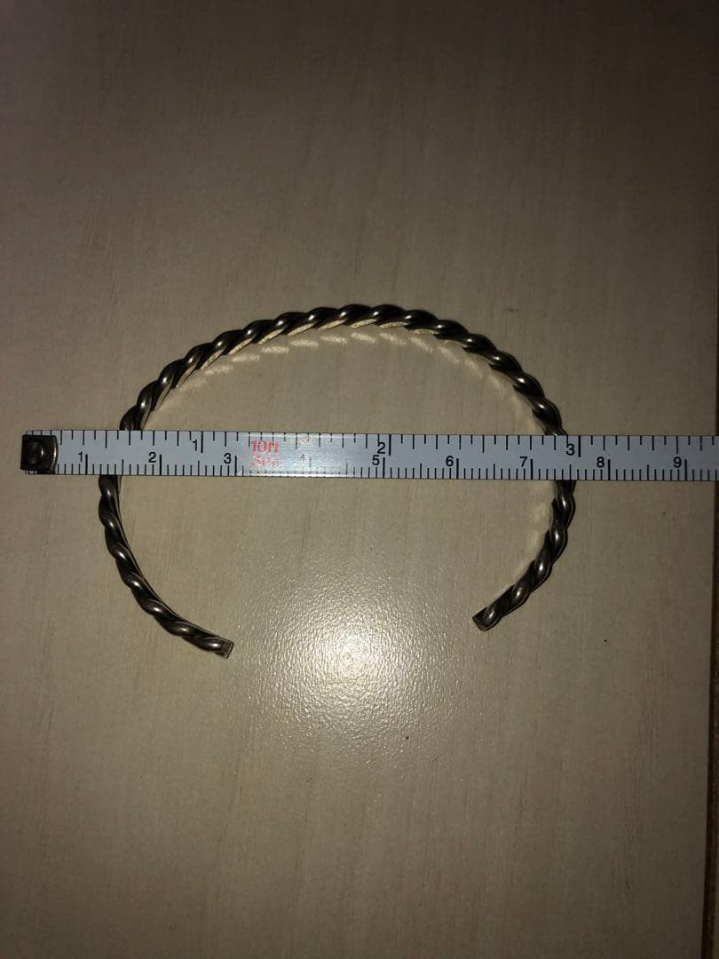 NAVAJO TWIST WIRET BANGLE SILVER バングル