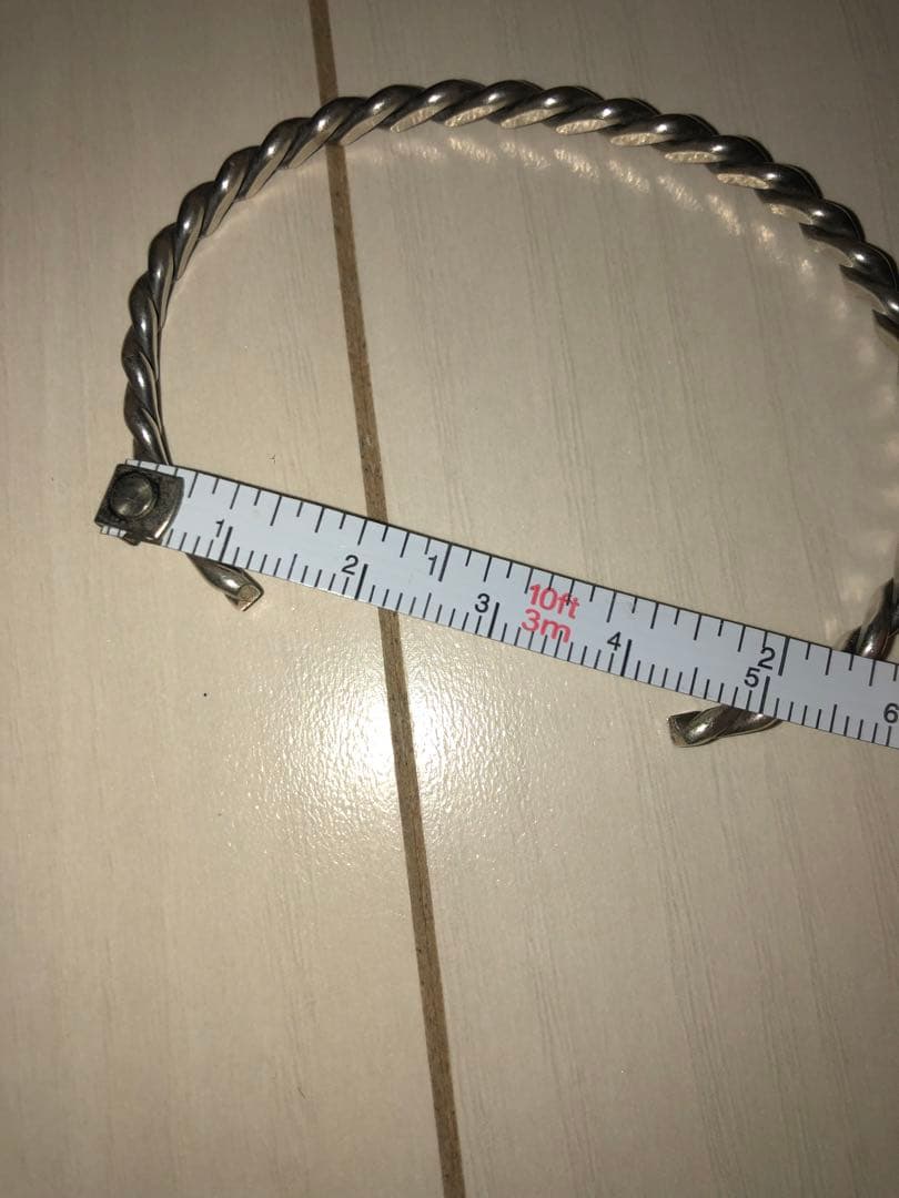 NAVAJO TWIST WIRET BANGLE SILVER バングル