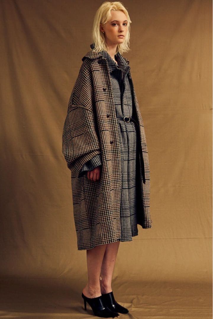 yoke 18aw 復刻　ニットコートgunclub check coat