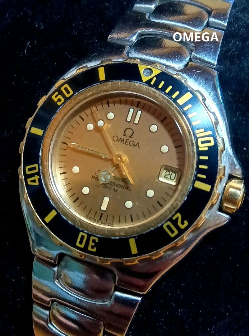 オメガ　シーマスタープロフェッショナル200m　ボーイズ&レディース腕時計 稼働