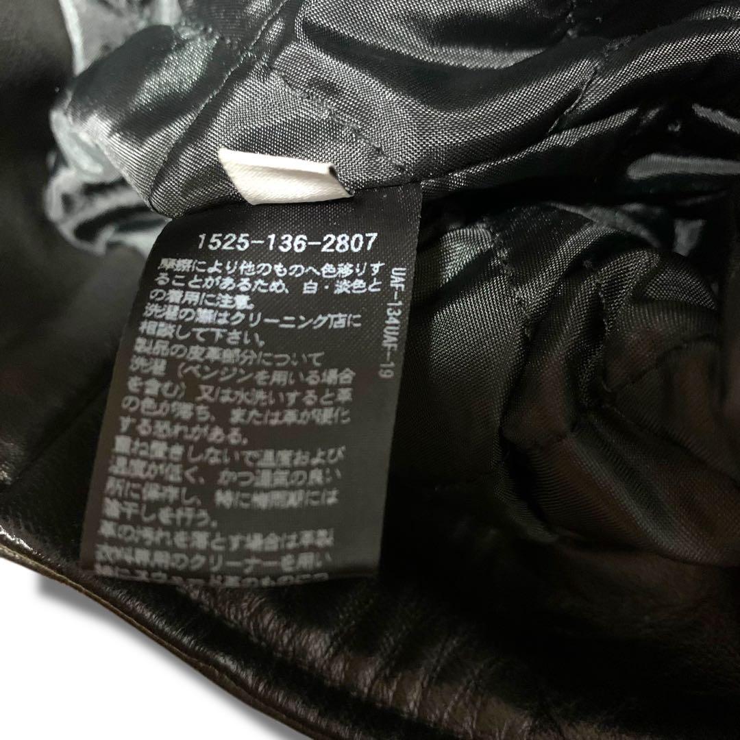 美品【ユナイテッドアローズ】　TOKYO ライダースジャケット　ラムレザー　38