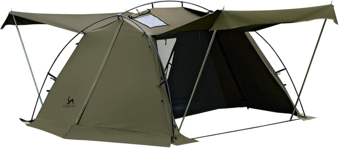 美品 TOMOUNT パップテント TC ソロテント　自立式　インナー付き