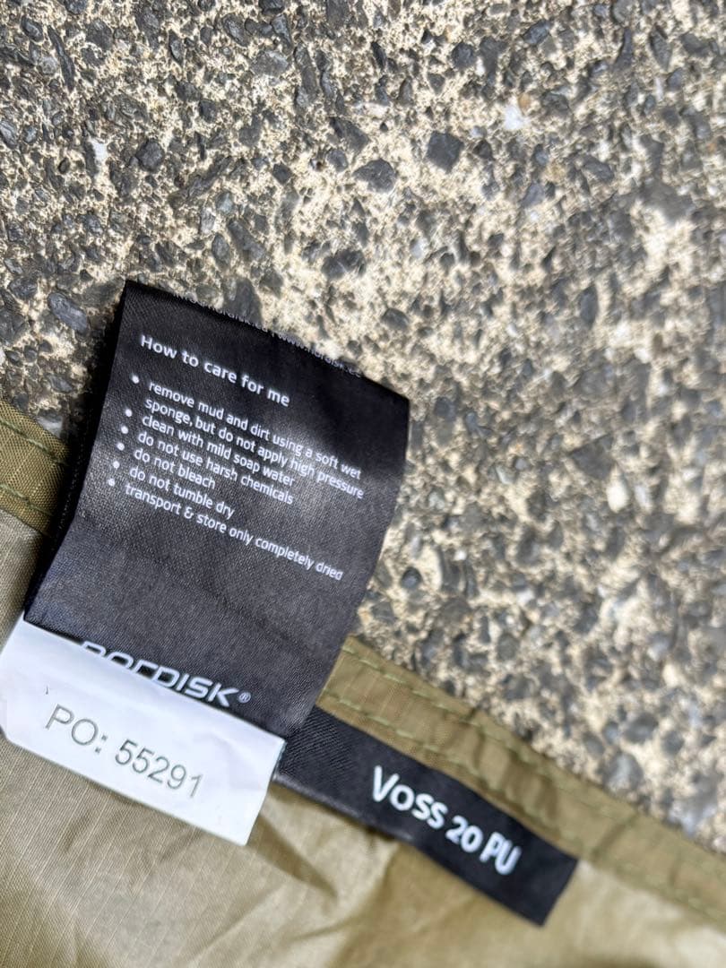 Nordisk VOSS 20 PU + ポール4本セット