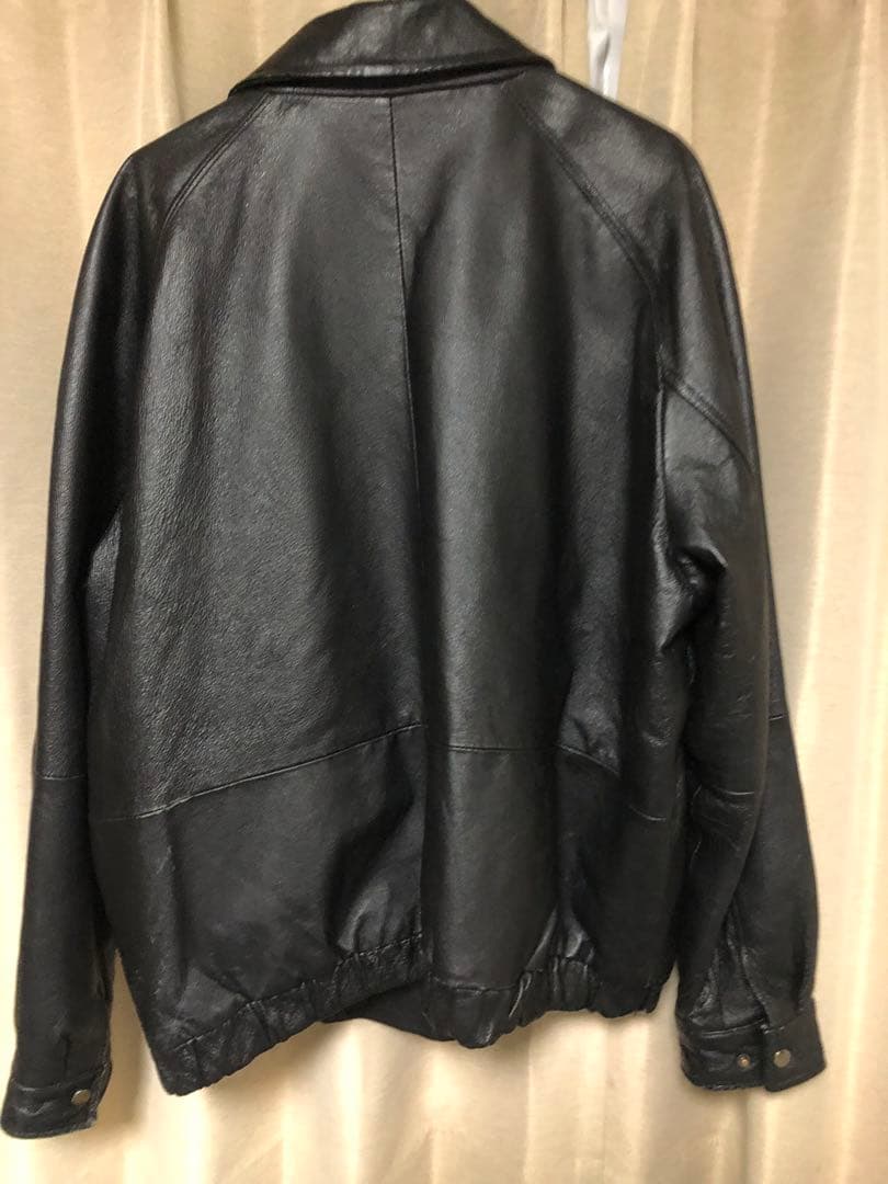 croft&barrow ブラックレザージャケット