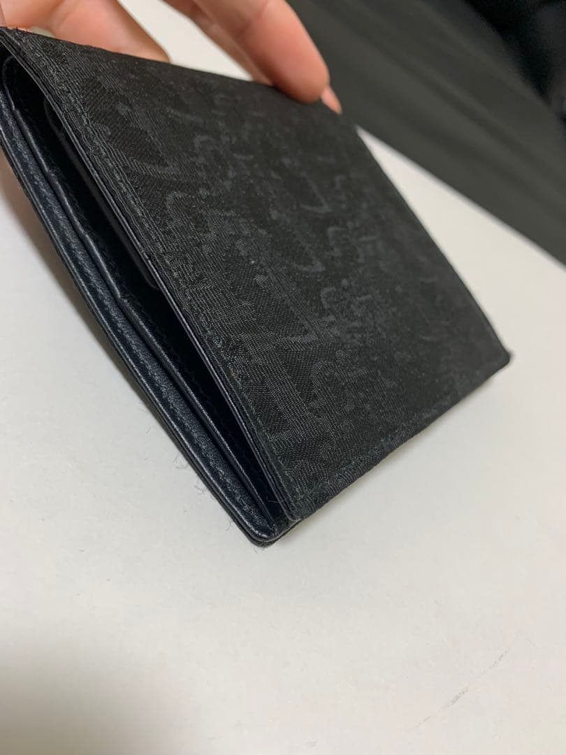 Christian Dior 二つ折り財布 ブラック