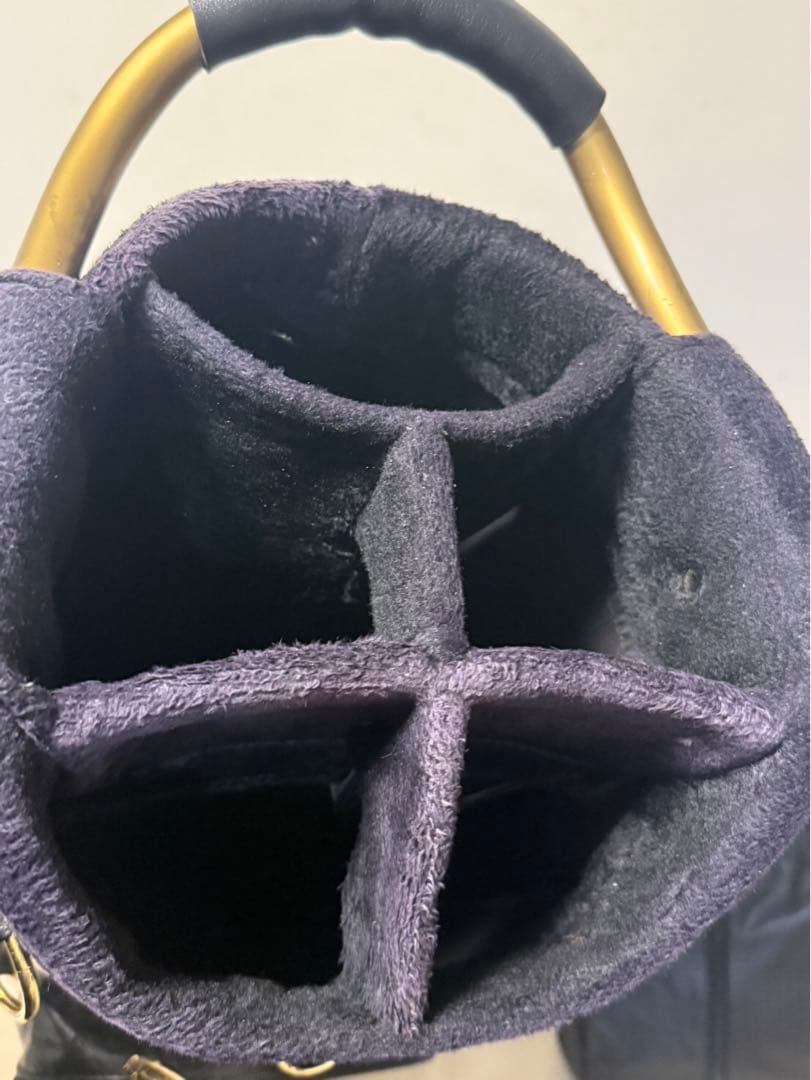 【送料込み】廃盤希少品　高級キャディバッグ マジェスティ　ブラック　ゴルフ