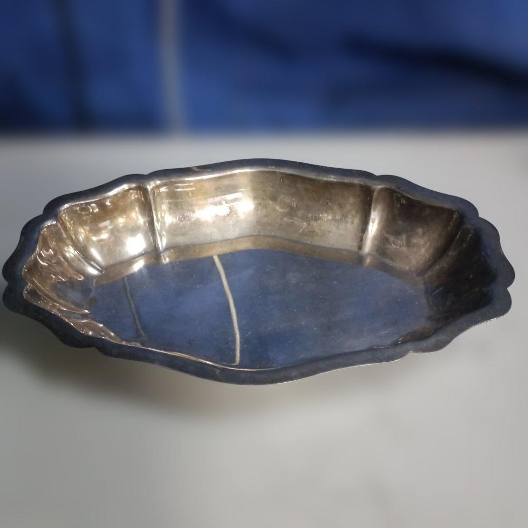 5121）クリストフル　トレー？　オーバルプレート？　　銀メッキ