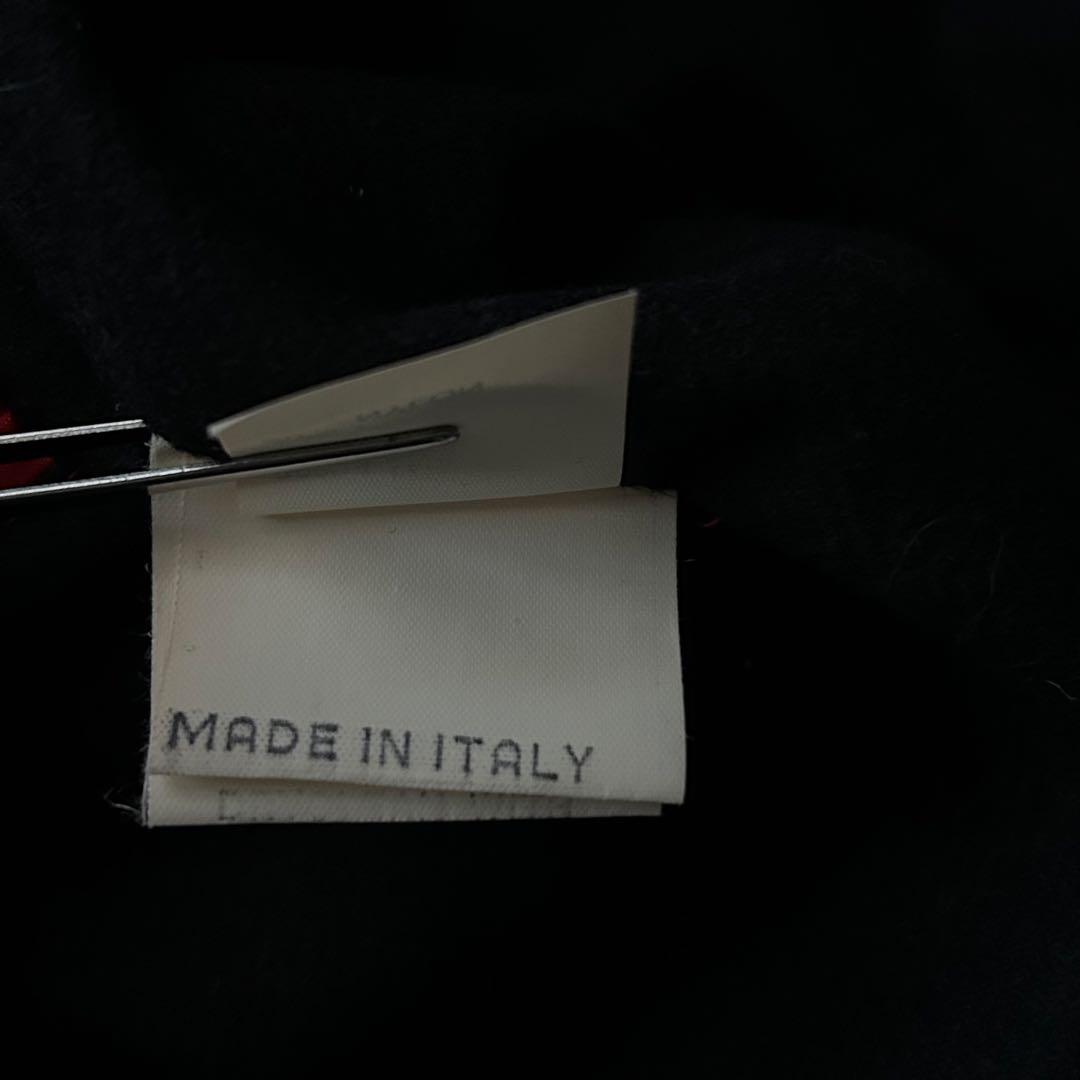 美品 ロロピアーナ 高級カシミヤ D.FINE ウール ボンバー ジャケット 赤