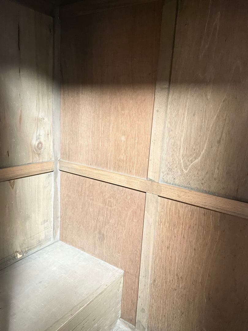 木製タンス 鏡付き アンティーク家具 昭和レトロ 古家具 ビンテージ 古民家