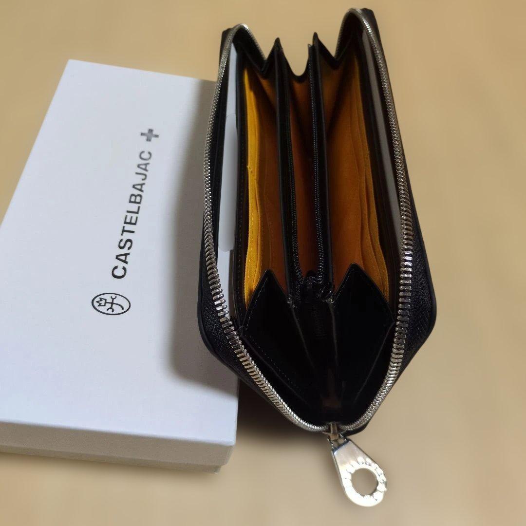 【新品未使用】カステルバジャック 長財布 メンズ レディース ブラック