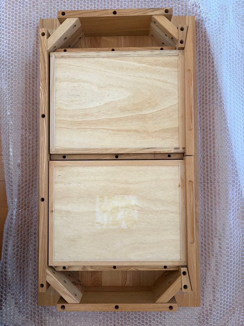 無印良品 デスク 美品 /タモ材 パーソナルデスク 幅80cm （1）