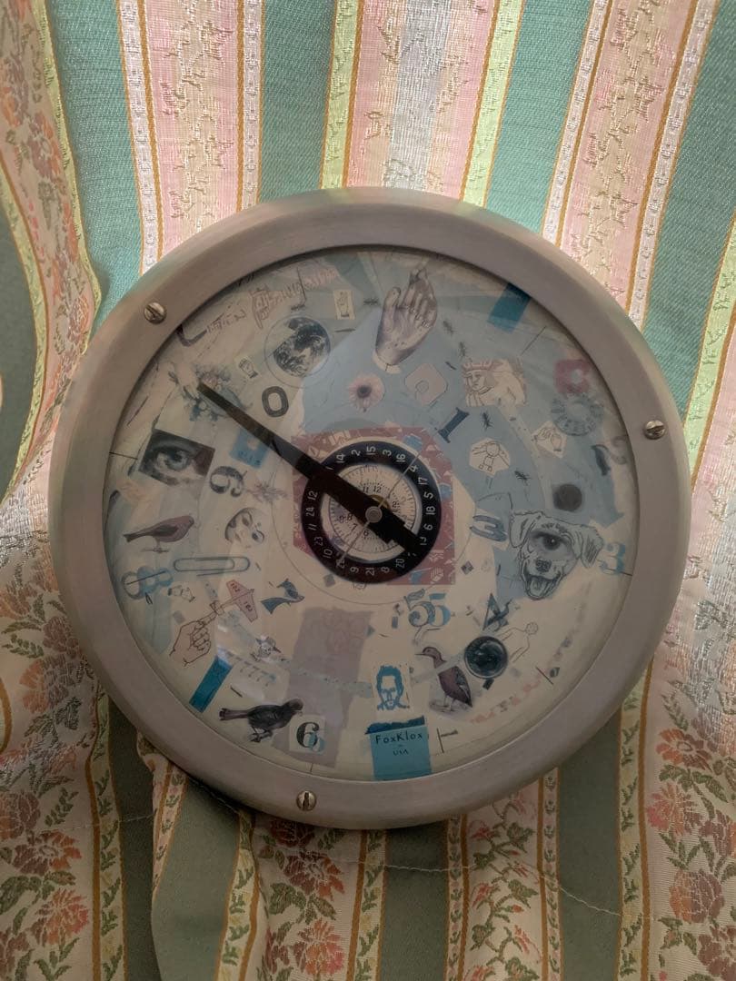 ビンテージ 掛け時計  FoxKlox