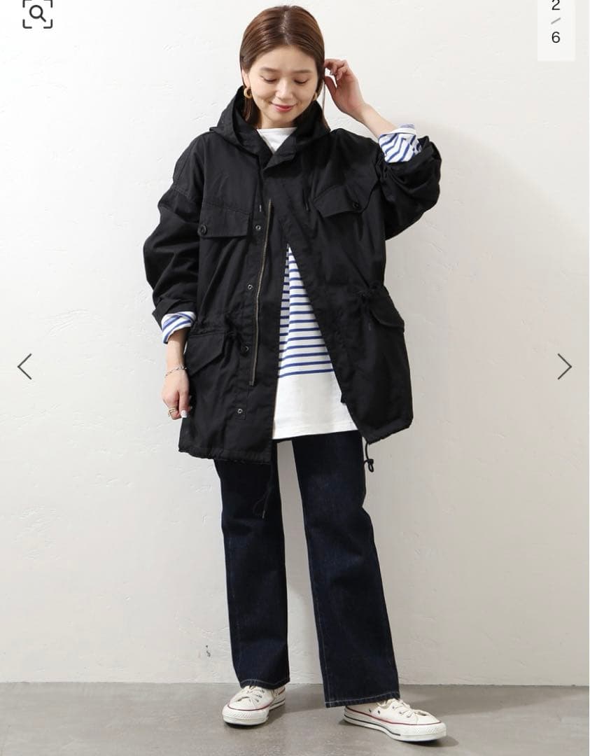別注ARMY TWILL アーミーツイル　フーデットコート
