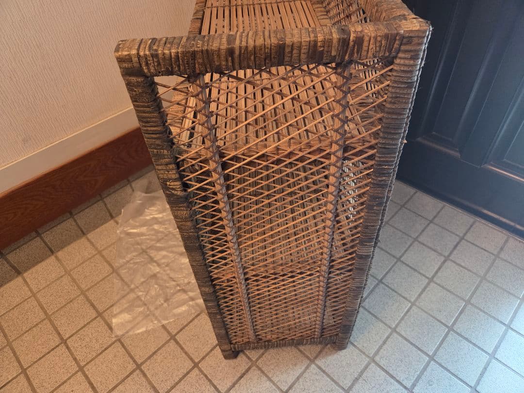 ★希少品★ラタン 天然竹 ラック チェスト シェルフ 棚 籐 家具 アジアン