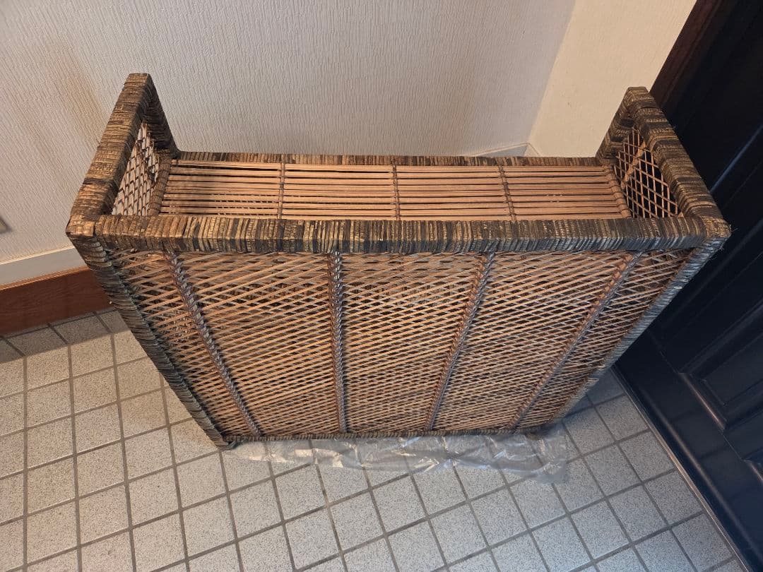 ★希少品★ラタン 天然竹 ラック チェスト シェルフ 棚 籐 家具 アジアン