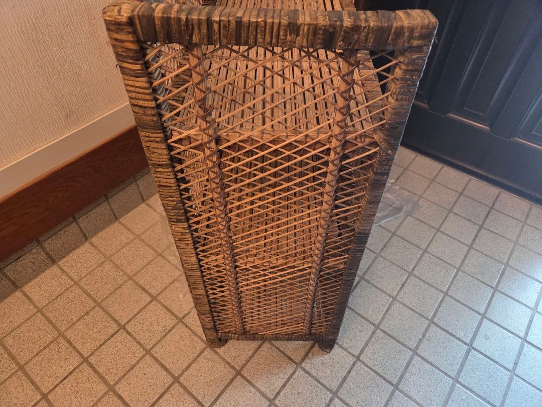 ★希少品★ラタン 天然竹 ラック チェスト シェルフ 棚 籐 家具 アジアン