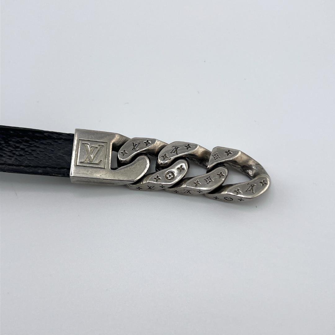 【美品】ルイヴィトン ブラスレ モノチェーン ブレスレット エクリプス