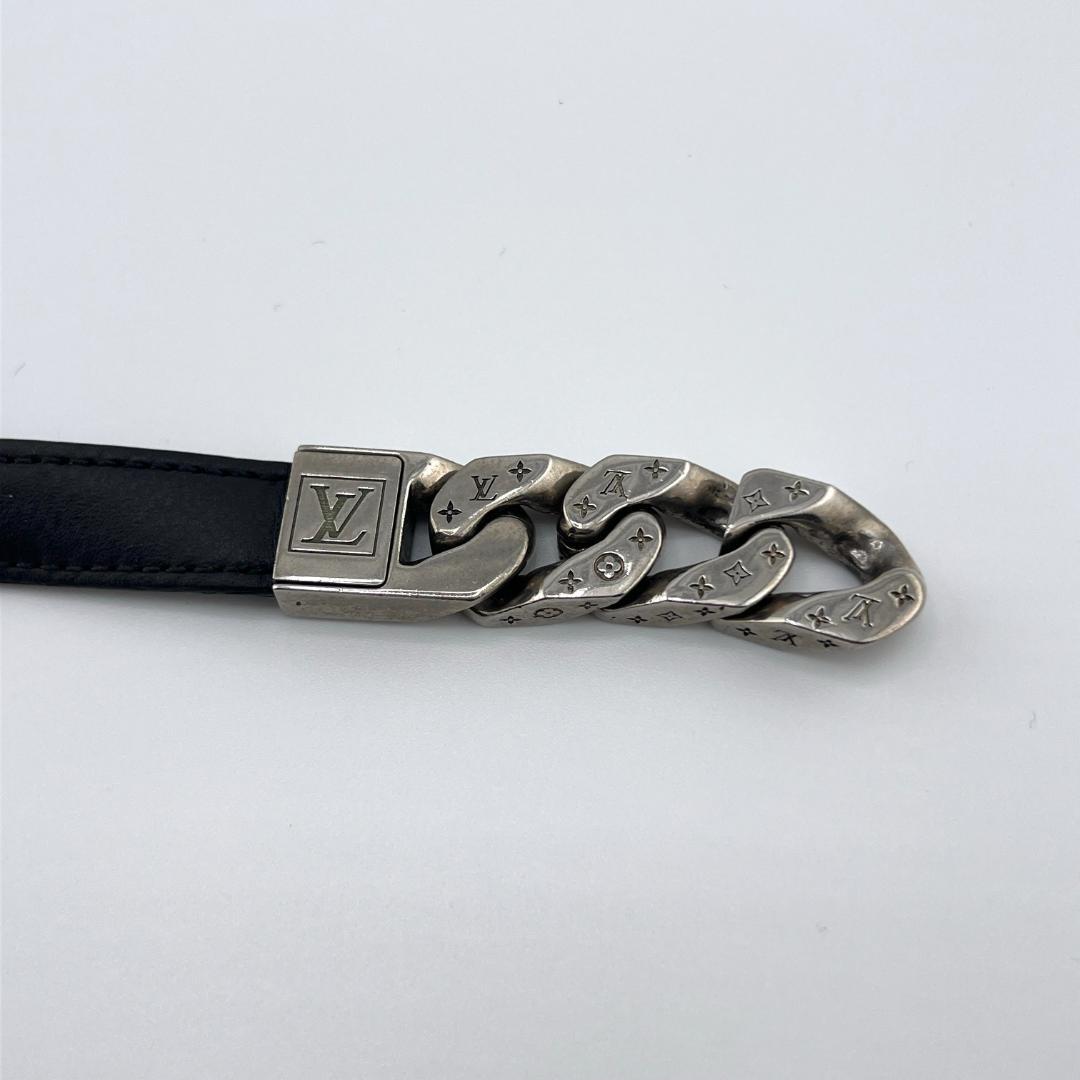 【美品】ルイヴィトン ブラスレ モノチェーン ブレスレット エクリプス