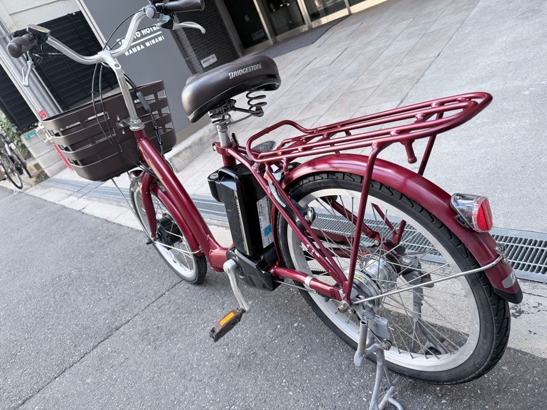 大阪府　ブリヂストン　電動自転車　バッテリーB400 20インチ