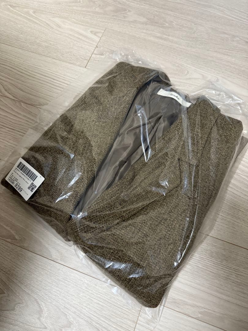 アヌークジャケット anuke Herringbone Wool Jacket