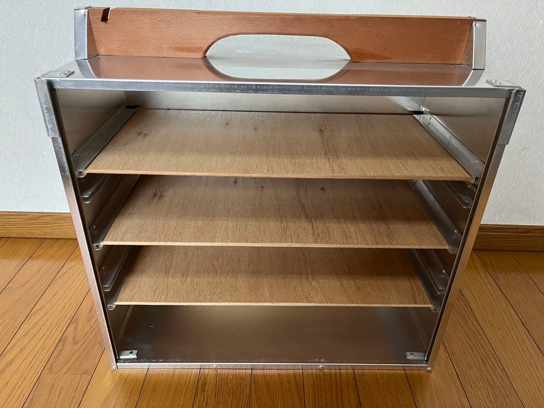 おかもち 出前 出前箱 アルミ製 昭和 レトロ 未使用品