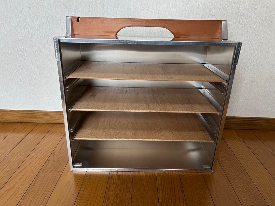 おかもち 出前 出前箱 アルミ製 昭和 レトロ 未使用品