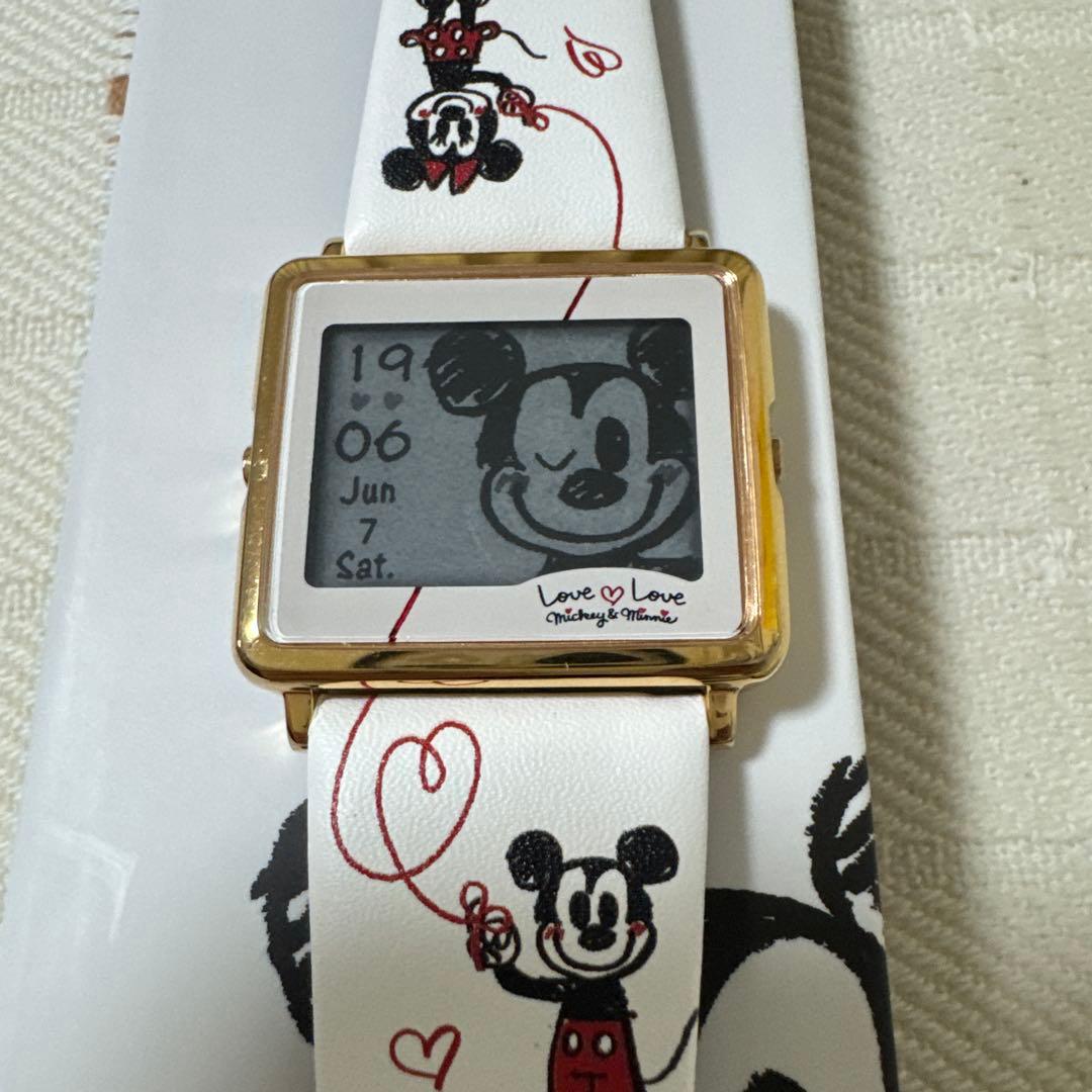 早い者勝ち　希少エプソンスマートキャンパス　ラブラブミッキー & ミニー 腕時計
