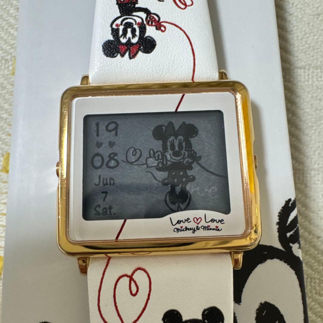 早い者勝ち　希少エプソンスマートキャンパス　ラブラブミッキー & ミニー 腕時計