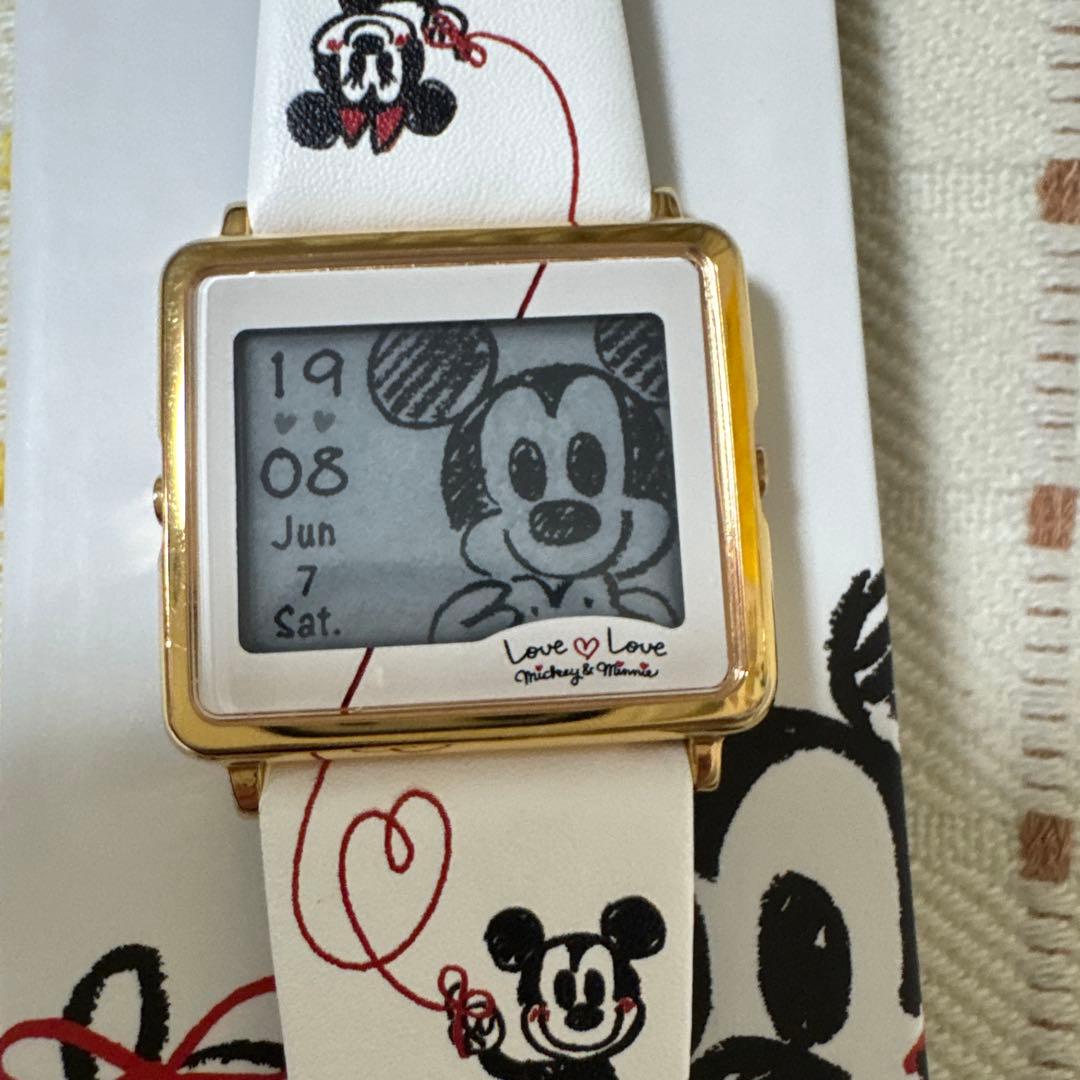早い者勝ち　希少エプソンスマートキャンパス　ラブラブミッキー & ミニー 腕時計