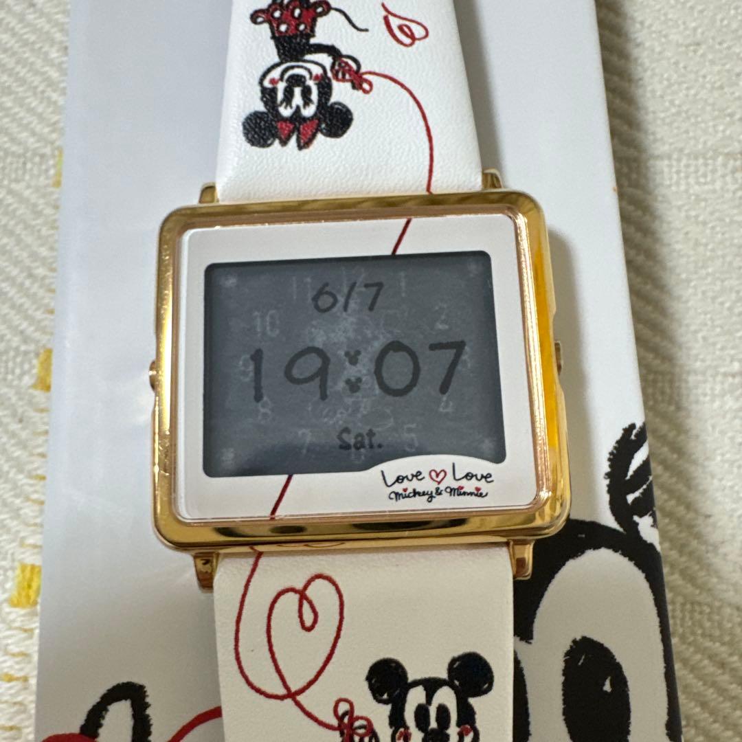 早い者勝ち　希少エプソンスマートキャンパス　ラブラブミッキー & ミニー 腕時計