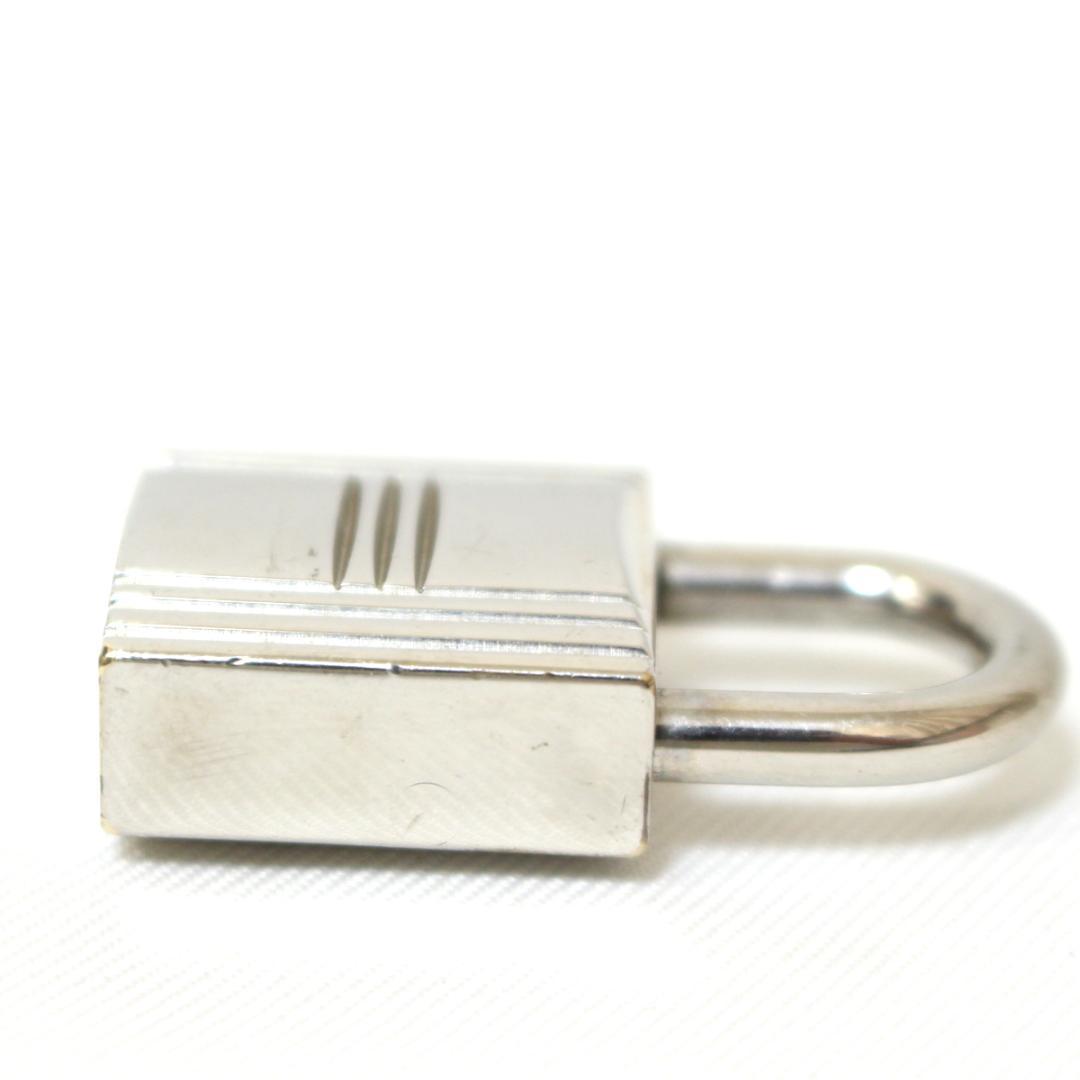 美品 HERMES シルバー カデナ 南京錠 パドロック 鍵付き104 ①