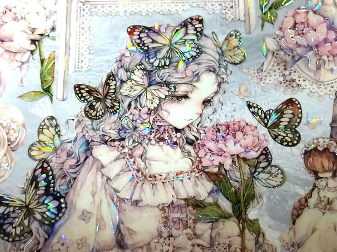 ✩再販✩J684＃芍药季(贝壳光)LION切売り海外人物マステ女子